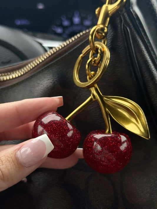 CHERRY KEYCHAIN